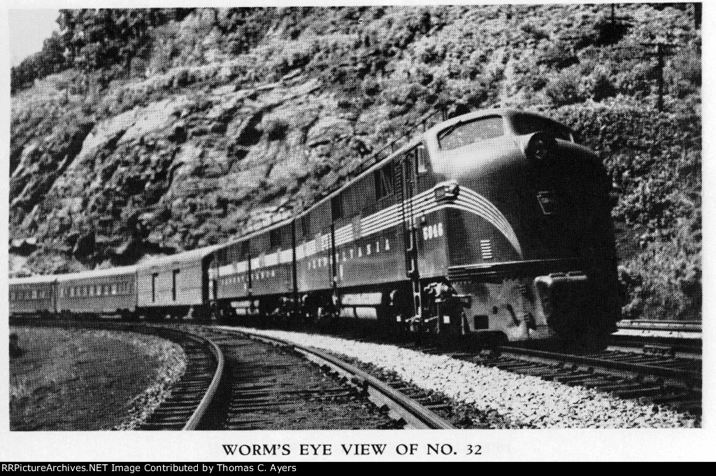 PRR Horseshoe Curve Souvenir, Frame 13, 1952